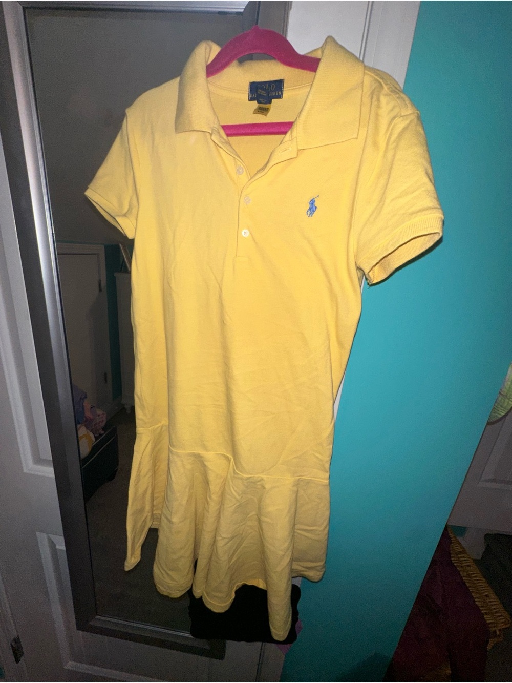 Ralph Lauren Yellow Polo Mini Dress